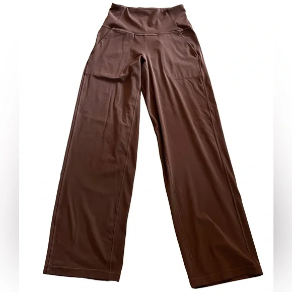Lululemon Athletica Mocha Brown High Waist Athletic Pants - Picture 1 of 6
